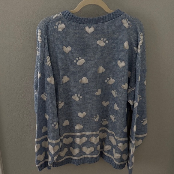 Blue Cat Sweater - Picture 3 of 3